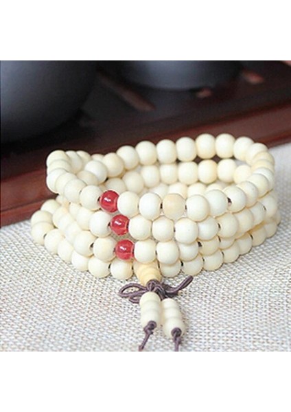 Sarı 108 Boncuk 8mm Doğal Sandal Ağacı Budist Buda Meditasyon Boncuk Bilezik Kadın Erkek Namaz Boncuk Tespih Asılı Dekorasyon (Yurt Dışından) indirimleri