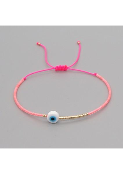 MIB200498M GO2BOHO Nazar Bilezik Kadınlar Için Gökkuşağı Miyuki Minik Tohum Boncuk Renkli Mücevher Dostluk Plaj Takı Bijoux Femme (Yurt Dışından) indirimleri