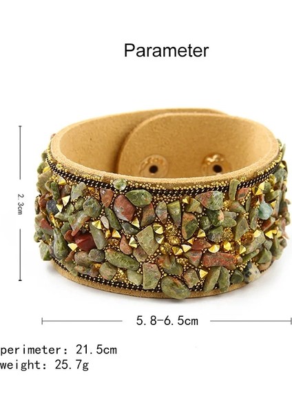 Kahve Ton Kadınlar Için Bilezikler Wrap Manşet Slake Deri Bilezikler Kristal Rhinestone Çift Doğa Bilezik Takı (Yurt Dışından) indirimleri