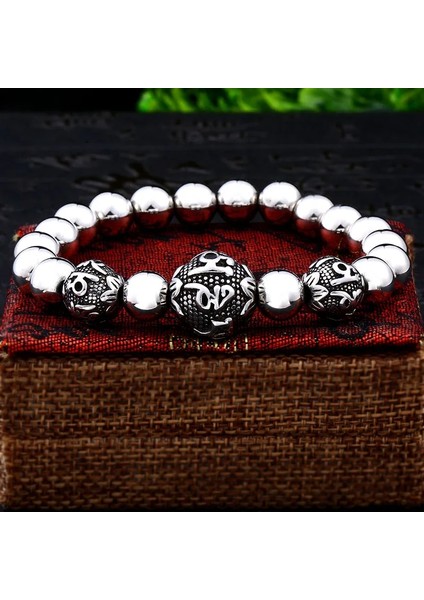 24CM Tarzı Bir Stil Beıer 316L Paslanmaz Çelik Moda Mantra Bilezik Şans Getirir Erkek Bilezik Premium Cilalı Paslanmaz Çelik Takı (Yurt Dışından) indirimleri