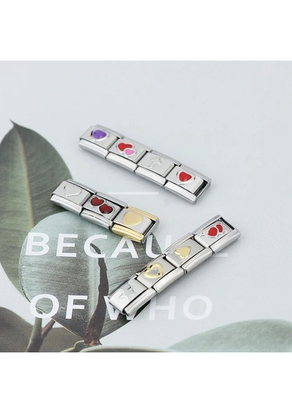A9 Ha Orijinal Papatya Moda Romantik Aşk Kalp Italyan Bağlantılar Charm Fit 9mm Bilezik Paslanmaz Çelik Takı Yapımı DJ134 (Yurt Dışından) indirimleri