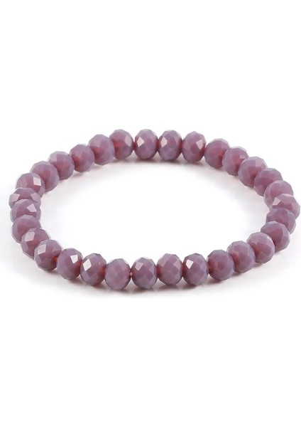 Düzensiz Stil No.27 Boyutu Moda Renkli Cam Kristal Boncuklu Bilezikler Halat Mesafe Bilezik Femmel El Yapımı Wrap Bilezik Kadınlar ve Kızlar Için (Yurt Dışından)