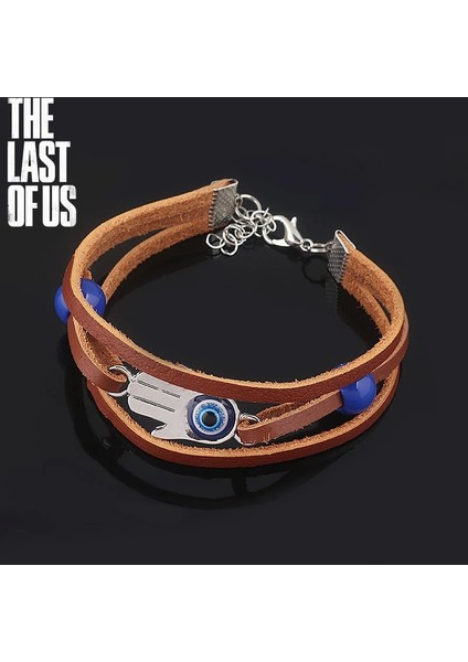 Mavi Oyun The Last Of Us Bölüm 2 Ellie Dina Hamsa Bilezik Nazar Mavi Boncuk Deri Bileklik Bilezik Kadın Erkek Takı Için (Yurt Dışından) fiyatları