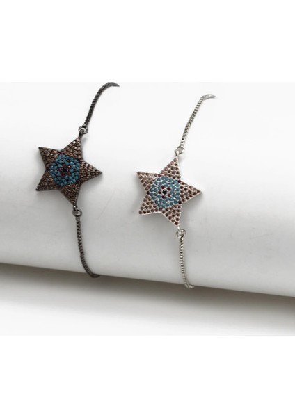 No.39 Boyutu Nazar Fatima Hamsa El Yıldız Charm Bilezik Renkli Zirkon Türk Nazar Bilezik Moda Takı Kadın Kız Erkek Için (Yurt Dışından) modelleri