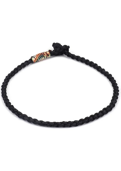 21CM Tarzı Kahverengi Beş Renk El Yapımı Tibet Budist Aşk Şanslı Charm Tibet Konu Bilezik ve Kadın Erkek Düğüm Budda Halat Bilezik (Yurt Dışından) fiyatları