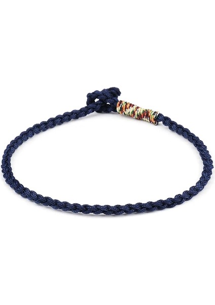 21CM Tarzı Kahverengi Beş Renk El Yapımı Tibet Budist Aşk Şanslı Charm Tibet Konu Bilezik ve Kadın Erkek Düğüm Budda Halat Bilezik (Yurt Dışından) fırsatları