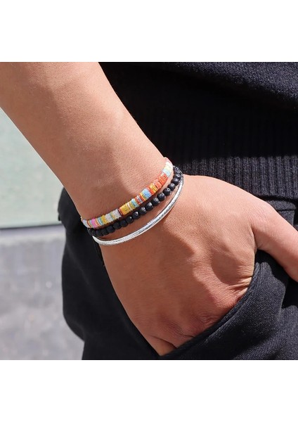 Ayarlanabilir Stil No.28 Şanslı Boho Örgü Pamuk Dostluk Bilezik Çok Katmanlı Dokuma Halat Dize Boncuklu El Yapımı Bilezik Setleri Kadın Erkek Ayarlanabilir (Yurt Dışından) fırsatları
