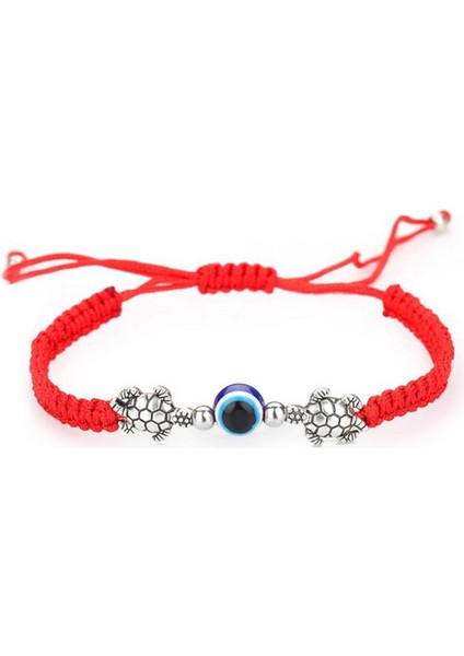 F Moda El Yapımı 7 Knot Kırmızı Dize Türk Şanslı Nazar Bilezik Kadın Şanslı Bileklik Takı Bilezik Kadın (Yurt Dışından) modelleri
