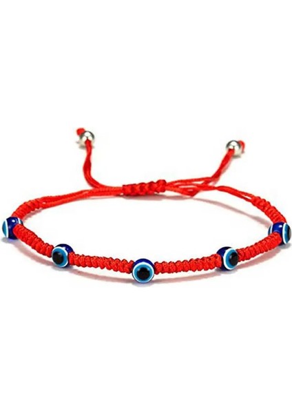 F Moda El Yapımı 7 Knot Kırmızı Dize Türk Şanslı Nazar Bilezik Kadın Şanslı Bileklik Takı Bilezik Kadın (Yurt Dışından) fırsatları