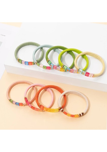 C14 2023 Yeni Tasarım Mektup Parantez Kadınlar Için Renkli Mektup Charm Özelleştirilmiş Isim Bilezikler Aşk Charm Anneler Günü Takı (Yurt Dışından) fırsatları