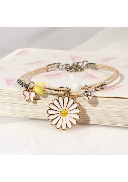 No.3 Boyutu 13 Renk Tatlı Tavşan Pençe Çiçek Çilek Kadınlar Kız Için Bilezikler Hafif Bileklik Ayarlanabilir Çok Katmanlı Takı Hediyeler (Yurt Dışından) fırsatları