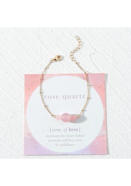 Opal Bahar Yeni Zarif Narin Kadın Dainty Chak Kuvars Doğal Taş Bilezik (Yurt Dışından) fiyatları