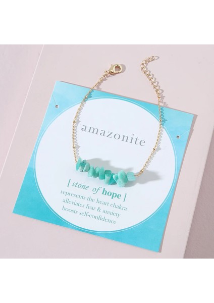 Opal Bahar Yeni Zarif Narin Kadın Dainty Chak Kuvars Doğal Taş Bilezik (Yurt Dışından) indirimleri