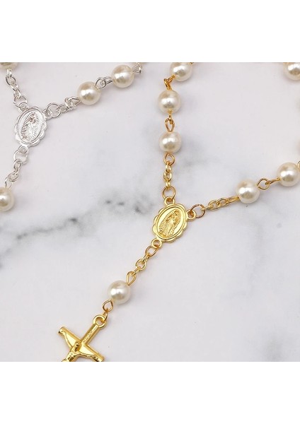 B1 Katolik Çapraz Parmak Zinciri Mini Tespih Parmak Vaftiz Tespihler Vaftiz Için Sahte Inciler Bilezik Vaftiz Şekeri (Yurt Dışından) fırsatları