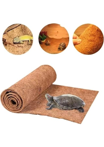 60X100CM Stili Sürüngen Halı Doğal Hindistan Cevizi Elyafı Hindistan Cevizi Kaplumbağa Mat Pet Teraryum Astar Sürüngen Malzemeleri Kertenkele Yılan Bukalemun Kaplumbağa (Yurt Dışından) indirimleri