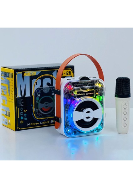 Mecha Bluetooth Hoparlör Yaratıcı Cyberpunk Mekanik Taşınabilir Kablosuz Rgb Subwoofer Küçük Hoparlör (Yurt Dışından)