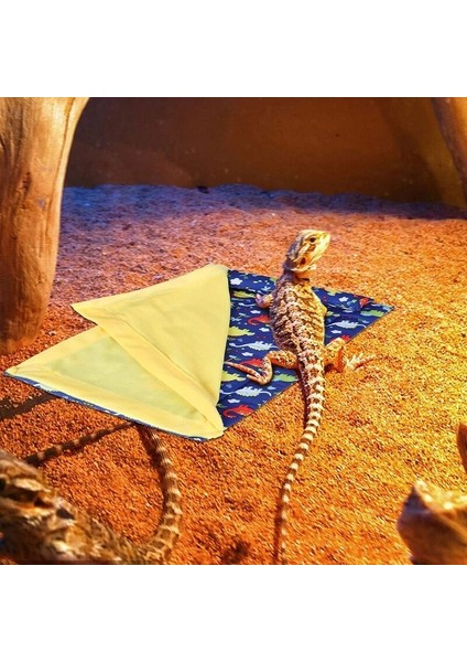 No.2 Tarzı Büyük Küçük Sakallı Ejderha Geckos Kertenkele Yılanlar Için Sürüngen Yatak Uyku Tulumu Nefes Alabilir Sürüngen Tırmanma Yatağı (Yurt Dışından) indirimleri