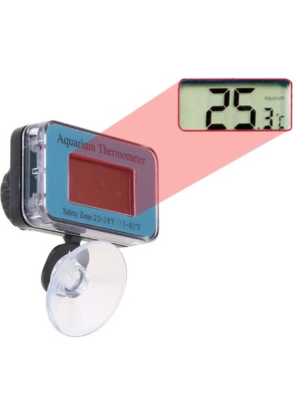 Dijital Dalgıç Balık Tankı Akvaryum LCD Termometre (Yurt Dışından)