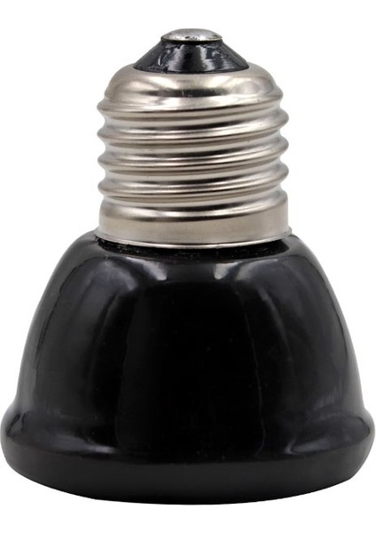 25W Tarzı Seramik Verici Isı Işığı Mini Siyah Pet Isıtma Lambası Kızılötesi Ampul Pet Kuluçka Tavuk Sürüngen Lamba (Yurt Dışından)