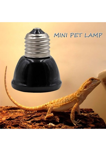 25W Tarzı Seramik Verici Isı Işığı Mini Siyah Pet Isıtma Lambası Kızılötesi Ampul Pet Kuluçka Tavuk Sürüngen Lamba (Yurt Dışından) modelleri