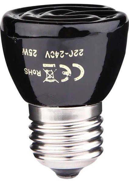25W Tarzı Seramik Pet Isıtma Lambası Uzak Kızılötesi 25W 50W 75W W Isı Ampulü (Yurt Dışından)