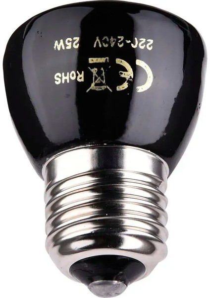 25W Tarzı Seramik Pet Isıtma Lambası Uzak Kızılötesi 25W 50W 75W W Isı Ampulü (Yurt Dışından)