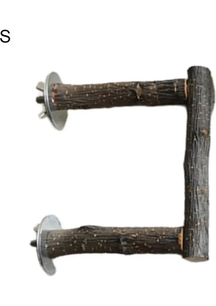 S Tarzı Kuş Standı Sopa U Şekli Doğal Ahşap Kafes Aksesuarları Papağan Tırmanma Tünek Standları Parakeets Cockatiels Için Kuş Malzemeleri (Yurt Dışından)