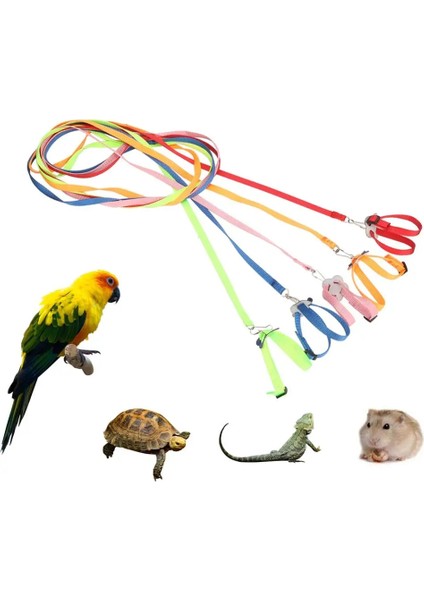 Yeşil Tarzı Ayarlanabilir Evcil Hayvan Koşum Sürüngen Tasma Kaplumbağa Gerbil Kertenkele Açık Eğitim Yumuşak Kayış Anti-Bite Renkli Işık Çekme Halatı (Yurt Dışından) fiyatları
