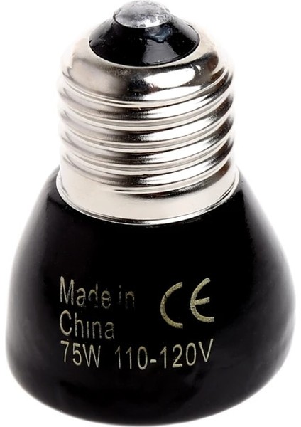 75W Tarzı Seramik Isı Lambası Sürüngen Isı Verici Lamba Küçük Sürüngen Kertenkele Kaplumbağa Brooder Ampul Için Işık Yok Pet Kümesi Isıtıcı (Yurt Dışından)