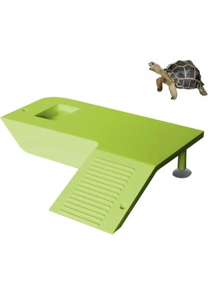 Yeşil Tarzı Su ve Kara Eğim Kutusu Besleme Tırmanma Platformu Pet Kaplumbağa Kurbağa Hamster Kafesi Akrep Kertenkele Örümcek Yetiştiriciliği Kutusu Aksesuarları (Yurt Dışından)