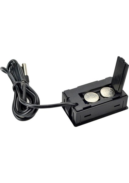 Siyah Stil Mini Dijital LCD Termometre Sensörü Dondurucu Sıcaklığı-50 ~ 110 Derece Buzdolabı Akvaryum Izleme Ekranı Kapalı (Yurt Dışından) modelleri