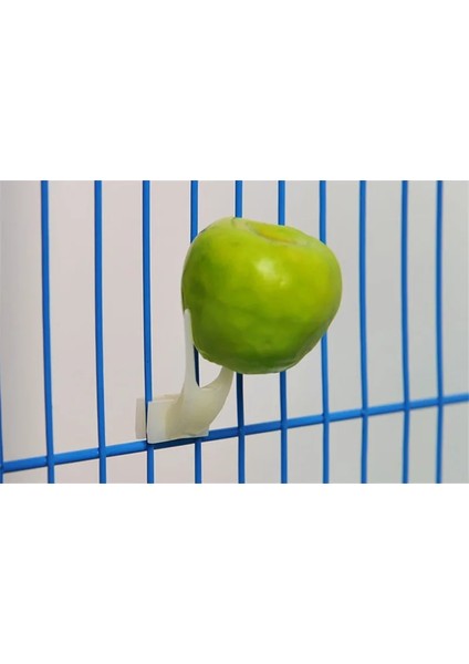 L-Beyaz Tarzı 1 Adet Meyve Çatalı Kuş Besleyici Papağan Evcil Hayvan Kuş Plastik Gıda Tutucu Hamster Sıçan Için Kafes Üzerinde Besleme 2 Boyut Sl Uygun Besleyici (Yurt Dışından) fırsatları