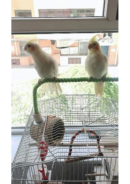YEŞİL-55CM Tarzı Kuş Isırığı Oyuncak Papağan Ayakta Dokuma Halat Oyuncak Kuş Çiğneme Oyuncak Bükülebilir Evcil Hayvan Papağan Ayakta Tünemiş Parakeet Için (Yurt Dışından) fırsatları