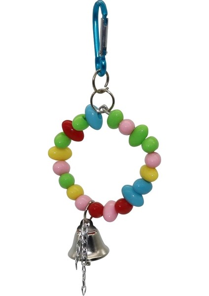 BT032 Tarzı Dengeleyici Kuş Oyuncak Papağan Salıncak Metal Halka Kuş Oyuncakları Çan Papağan Oyuncakları Papağan Salıncak Parakeet Kuş Oyuncakları Kafes Aksesuarları (Yurt Dışından)