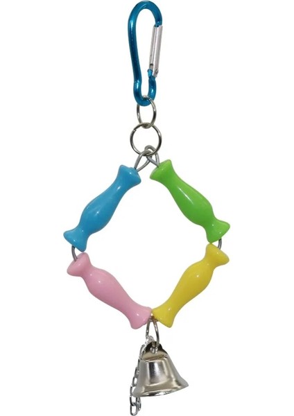 BT032 Tarzı Dengeleyici Kuş Oyuncak Papağan Salıncak Metal Halka Kuş Oyuncakları Çan Papağan Oyuncakları Papağan Salıncak Parakeet Kuş Oyuncakları Kafes Aksesuarları (Yurt Dışından) indirimleri