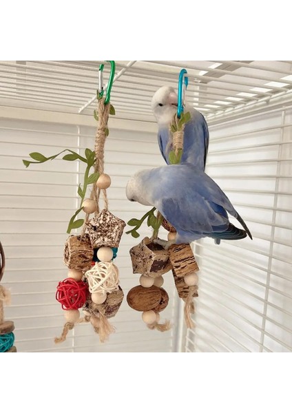 Fındık Stili Renkli Ahşap Asılı Kuş Çiğneme Oyuncakları Rattan Topu Ahşap Boncuk Kuşlar Kafes Aksesuarları Sıkıntıyı Gidermek Için Kuş Aksesuarları (Yurt Dışından) modelleri