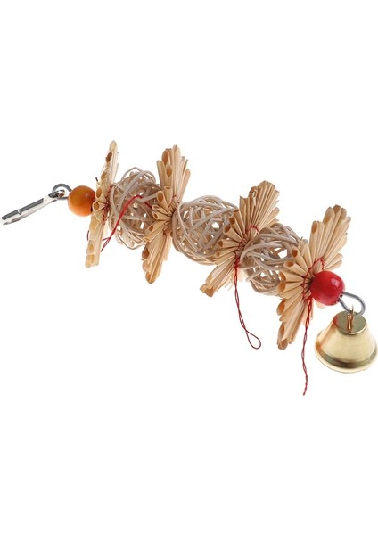 Bir Stil Rattan Topları Papağan Evcil Hayvan Kuş Oyuncak Kuş Interaktif Bite Çiğneme Oyuncakları Parakeet Muhabbet Kuşu Kafesi Aksesuarları Kuş Oyun Oyuncakları (Yurt Dışından)