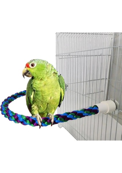 55CM Tarzı Esnek Kuş Standı Oyuncak Asılı Örgülü Kuş Çiğneme Halatı Kavisli Kuş Standı Levrek Kafes Oyuncak Papağanlar Muhabbet Kuşları Parakeets Eğitim Oyuncak (Yurt Dışından) fiyatları