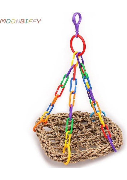 No.1 Stili Kuş Salıncak Çiğneme Oyuncakları Papağan Hamak Çan Oyuncaklar Papağan Kafesi Oyuncak Kuş Levrek Küçük Parakeets Için Ahşap Boncuk Asılı (Yurt Dışından) fiyatları