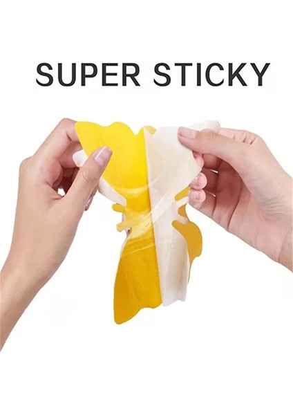 Kelebek Tarzı 50 Parça Ticky Böcek Tuzağı Böcek Yapışkan Tahta Çift Taraflı Sarı Plastik Bitki Haşere Kontrol Yakalayıcı Bahçe Malzemeleri Böcek (Yurt Dışından) fırsatları