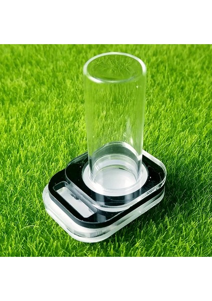 Siyah Stil Mini Karınca Besleyici Test Tüpü Su Kulesi Küçük Pet Sürüngen Tiryakisi 4.4x3.3x5.5cm (Yurt Dışından)