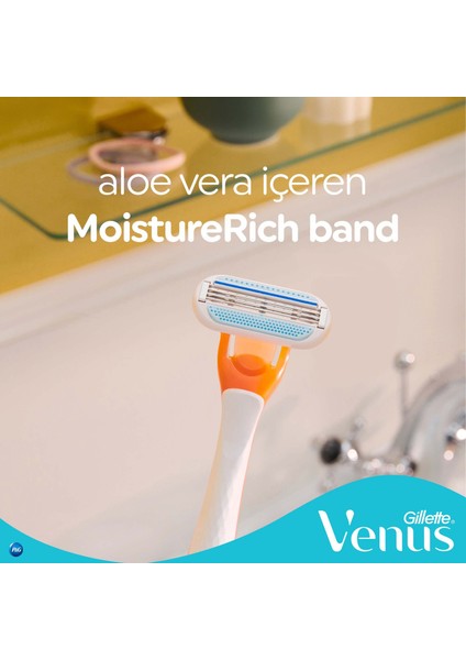 Gillette Venus Riviera Kullan At Kadın Tıraş Bıçağı 2'li