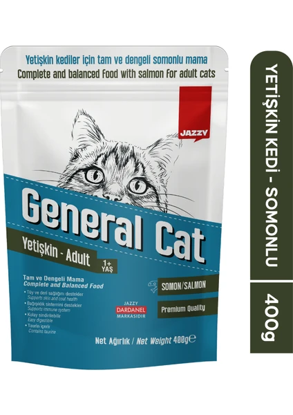 General Cat Yetişkin Kedi Maması Somonlu 400 gr