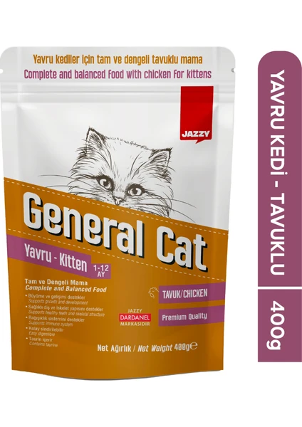 General Cat Yavru Kedi Maması Tavuklu 400 gr