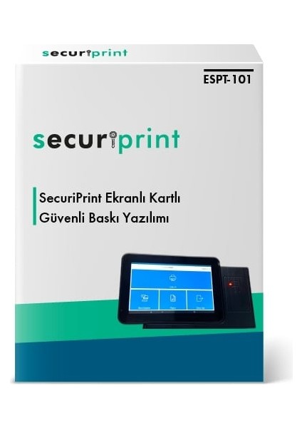 Securiprint Güvenli Baskı Yazılım Lisansı ve Ekranlı Kart Okuyucu - 10 Adet