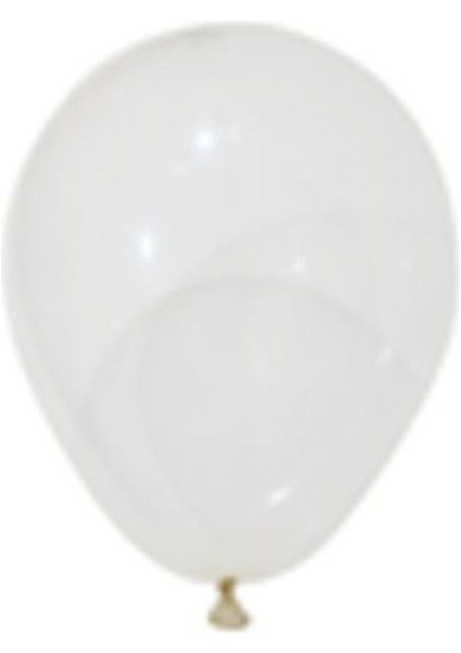 12 Inç Standart Boy Pastel Balon Şeffaf 100 Adet