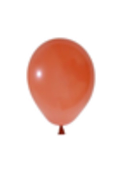 5 Inç Küçük Boy Pastel Balon Terracotta 100 Adet