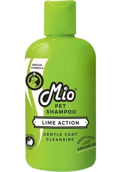 Lime Aromalı Kedi ve Köpek Sıvı Şampuan 400 ml