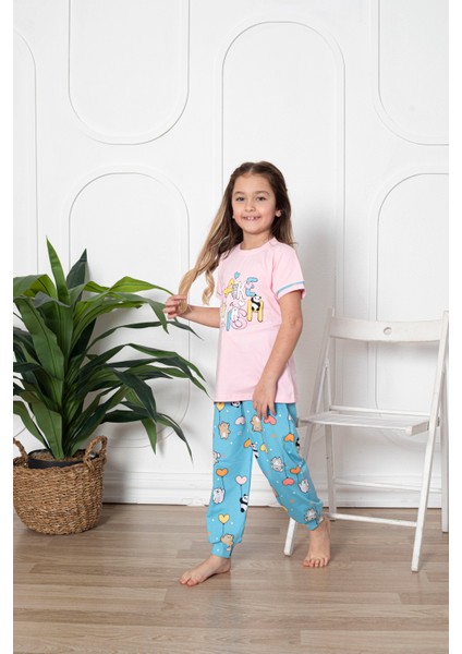 Kapi Kids Kız Çocuk Make Wish Pandacık Baskılı Pijama Takımı 11-15 Yaş 6080