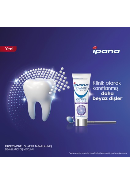 Ipana 3D White Clinical Mucizevi Işıltı 65 ML Beyazlık